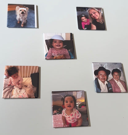 6 Custom Photo Magnets - 2.5x2.5 inch